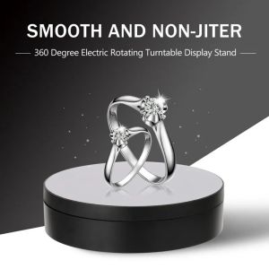 Rechargeable 360 Degree Electric Rotating Turntable For Photography Customized