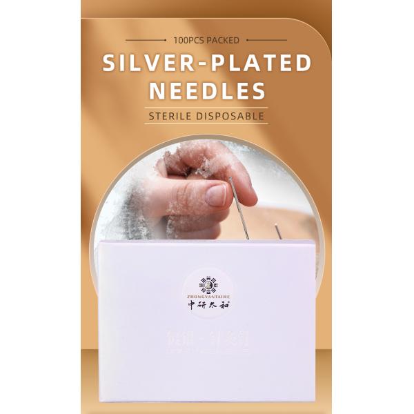 Different Sizes Massage Odm Disposable Acupuncture Needles Silver Plating Sterile