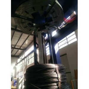 Wire Coils Compacting Automatic Wrapping Machine LLDPE Film