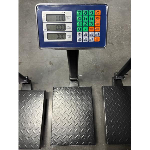 Customizable LED Backlight Display 150kg Platform Bench Scale Made of Carbon Steel Supported OEM and ODM 150kg Capacity
