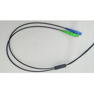 Outdoor FTTH Drop Fiber Optical Patch Cord SC/APC SC/UPC 2 Core Breakout Cable
