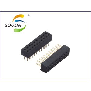 Quality 1.0mm Female Header Connector Dual Row for sale