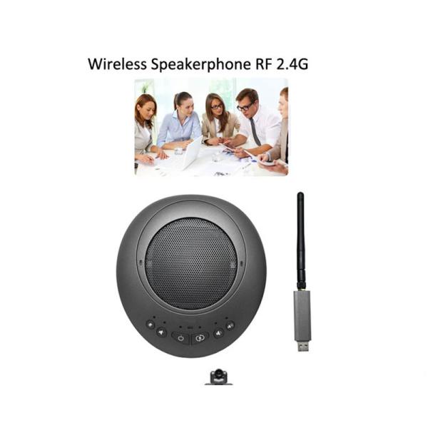 Full Duplex 360° USB wireless microphone for video conferencing RF2.4G wireless video conferencing microphone and speake