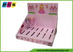 Store Retail Cardboard Counter Display Stands Single B Corrugated Paperboard For