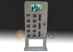 Video Advertising Cell Phone Charging Kiosk 22" LCD For Charging