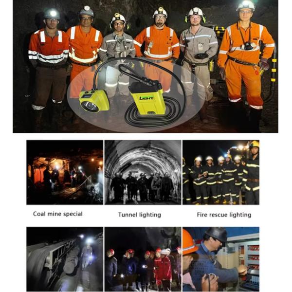 LED Mining Light Headlight with Working Time of ≥15 Hours and USB Charging Method