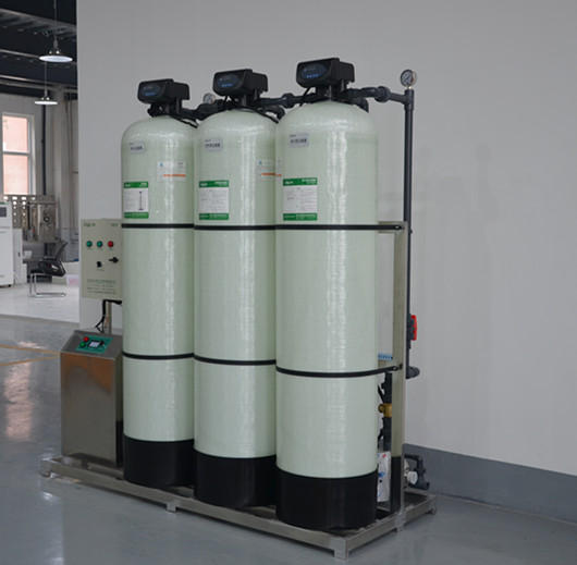 SS Frame Resin Tank Water Softener System Remove Water Scale Automatic Manual