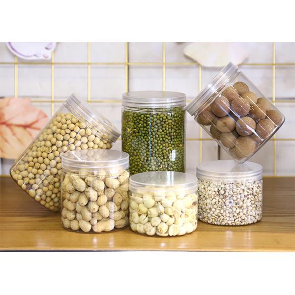 300ml Candy Nut Food Storage Container Hexagonal PET Plastic Jar