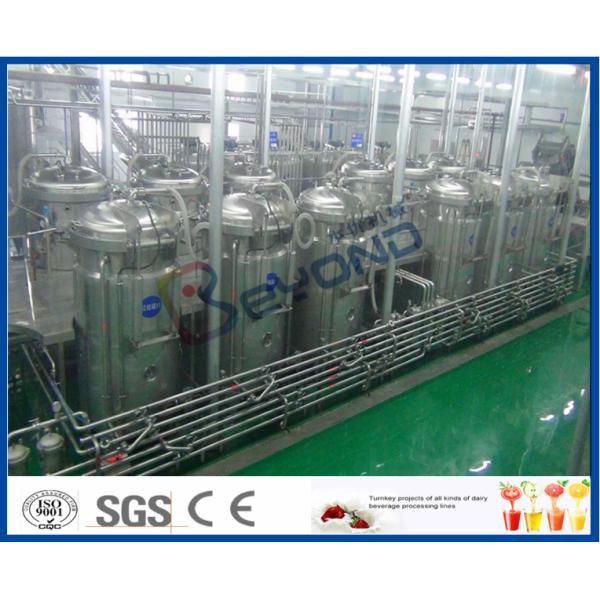 2TPH 5TPH Energy Drink Beverage Production Line With Beverage Filling Equipment