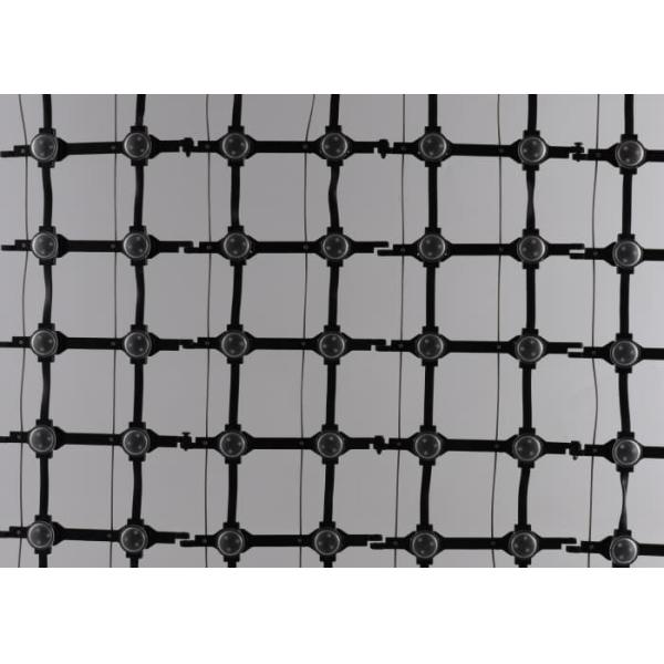 Ip67 Waterproof Outdoor Flexible Scrolling LED Mesh Display Transparent Grid Screen Mesh P125 For Advertisement