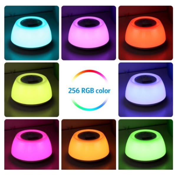 Sunrise Simulation Wake Up Lamp Alarm Clock Compact Design With Long Lasting Battery