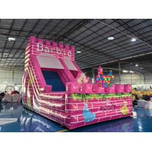 China 7x4x6M  Commercial Colorful Theme Inflatable Slides Outdoor Inflatable Playground Water Slide on sale