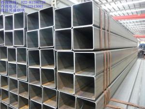 Non Alloy Welded Galvanised Hollow Square Steel Tube Section Black 10mm Thickness
