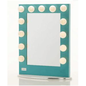 Large Desktop Led MakeUp Mirror Square Dressing Table Mirror With Lights