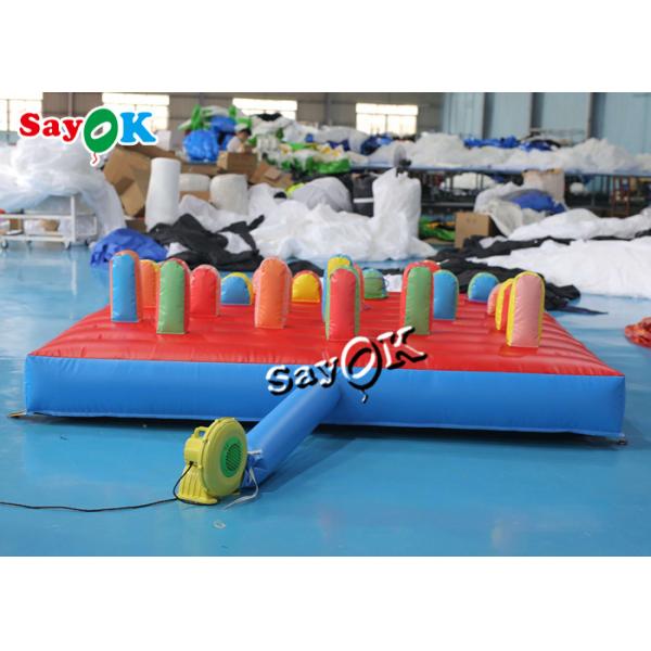 3m 10ft Outdoor Carnival Inflatable Ring Toss Game With Logo Printing