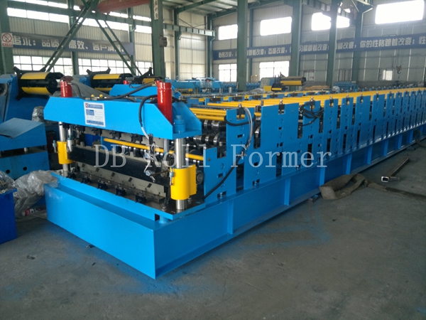10-15m/Min Double Layer Roll Forming Machine Colored Steel Sheet