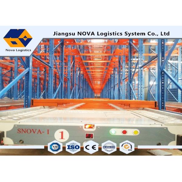 Industrial Heavy Duty Racking Semi Automatic , Warehouse Pallet Storage With Battery Powered