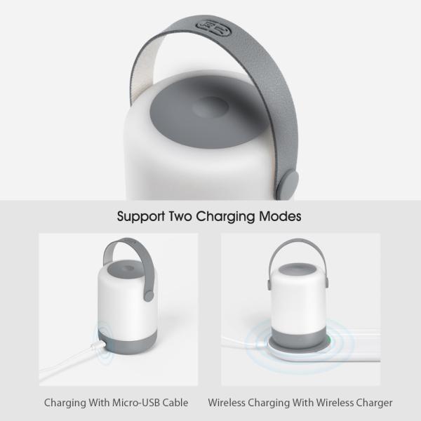 Speed Fast 3000-4000K 9V 2A Qi Wireless Iphone Charger Lamp