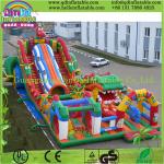 Popular Inflatable Toys Castle Slide Fun City for Amusement Park