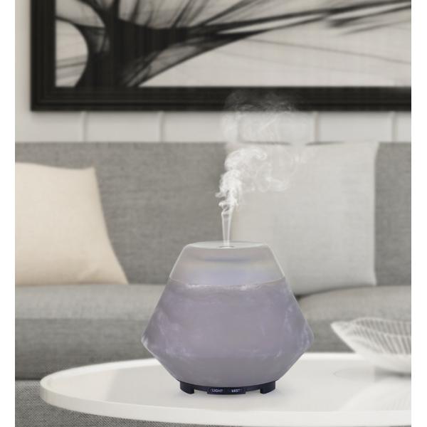 Whisper Cool Air Diffuser , 2.4MHz 200ML Waterless Aroma Air Humidifier