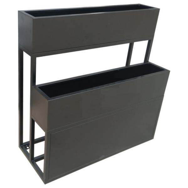 3 tiers metal iron plants stand planter shelf