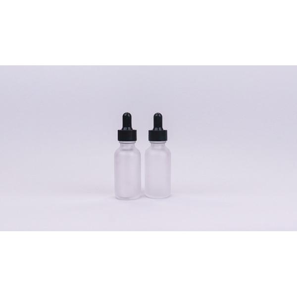 20/400 Frosted Dropper Bottles Clear Empty Eye Dropper Bottle Custom Glass Dropper Bottles For Essential Oil