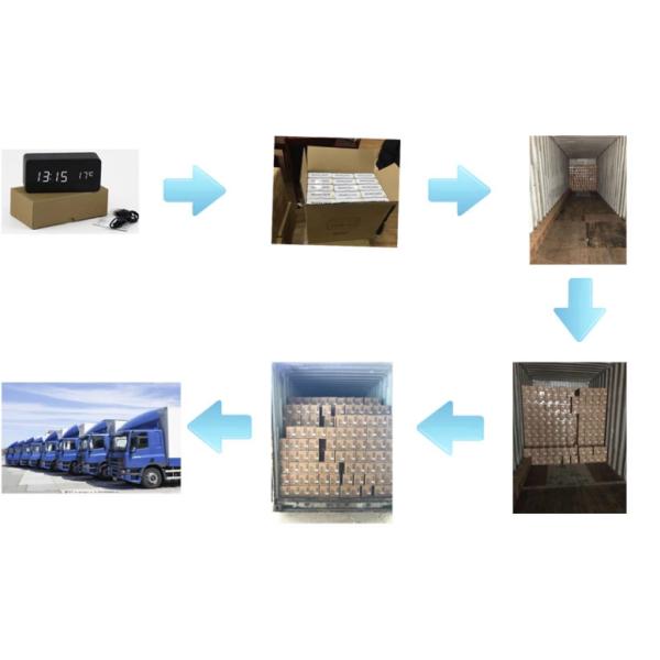 Three in one Speaker Wireless Charger Wood Clock for Phone Multifunction