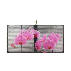 P3.9-7.8Q10T Transparent LED Display Glass Window 266*250