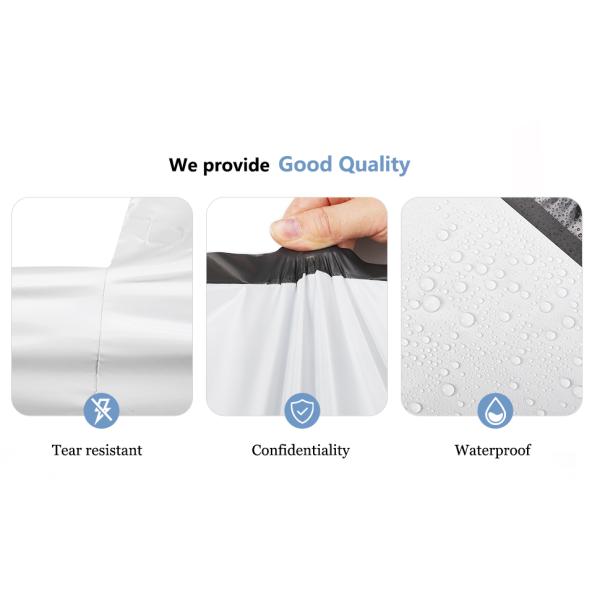 Metronic White Poly Mailers 9x12