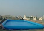 Commercial Grade Inflatable Water Pool , Above Ground Portable Pools Fire