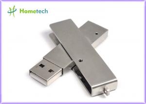 China Rectangle Metal Twist USB Sticks Password Traveler For Office on sale
