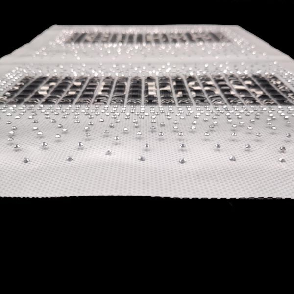 White Rhinestone Custom Shirt Patches , GUESS Letter Patches For Clothes