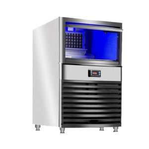 Quality Square Ice Shape 100kg Automatic Commercial Ice Block Making Machine for Business Restaurant Hotel 72 Pieces Ice Plate for sale