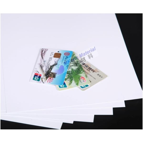 Custom Plastic PVC Core Sheet 0.10 - 0.85 Mm Thickness For Lamination And Printing