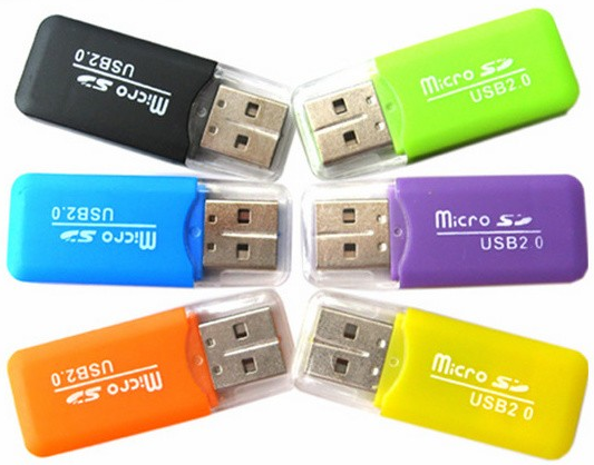 Black Micro SD TF Card Reader , External Installation Usb 3.0 Sd Card Reader