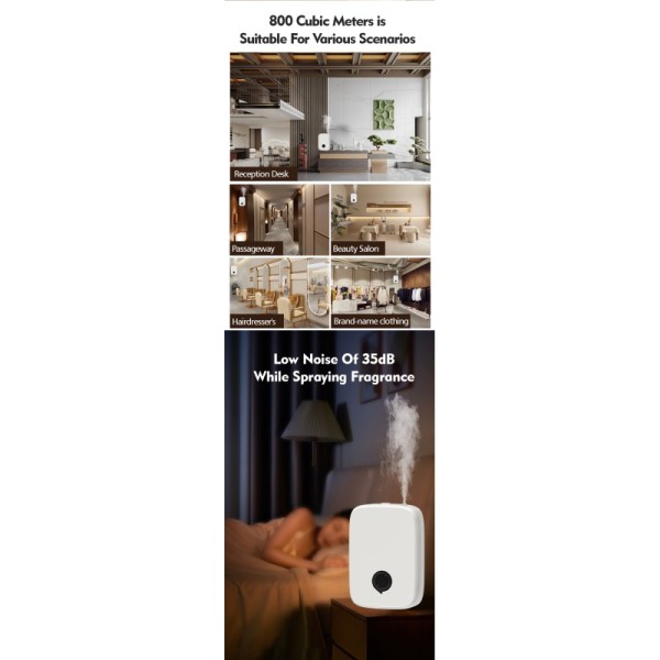 Matte Black Electric Aroma Diffusers 500ML Remote Control For Hotels And Homes