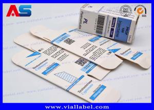 Quality Small Pharmaceutical Small Cardboard Box Printing For Sterile Injection Vials Deca / Enanthate for sale