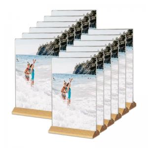 Quality Odorless Tabletop Photo Frames A4 A5 A6 Transparent Picture Frame for sale