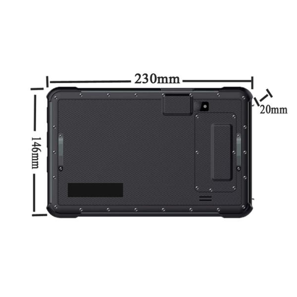 UHF RFID Rugged Android Touch Screen Tablet 8.0 Inch BT89 For Industrial