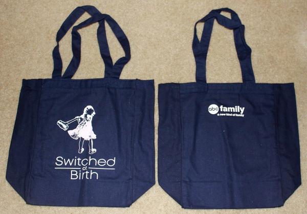 Buy Switched At Birth ABC Family Tote Canvas Shoulder Bag! Promotional Artwork! Rare at wholesale prices