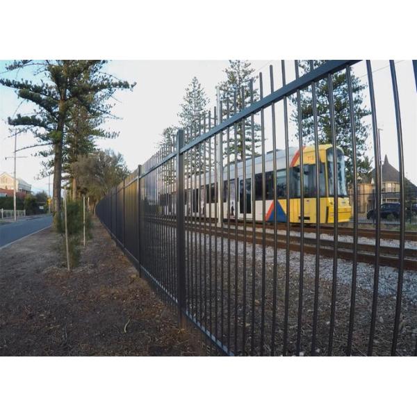 Black Powder Coating Herucles Fencing Panels 2.1m*2.4m