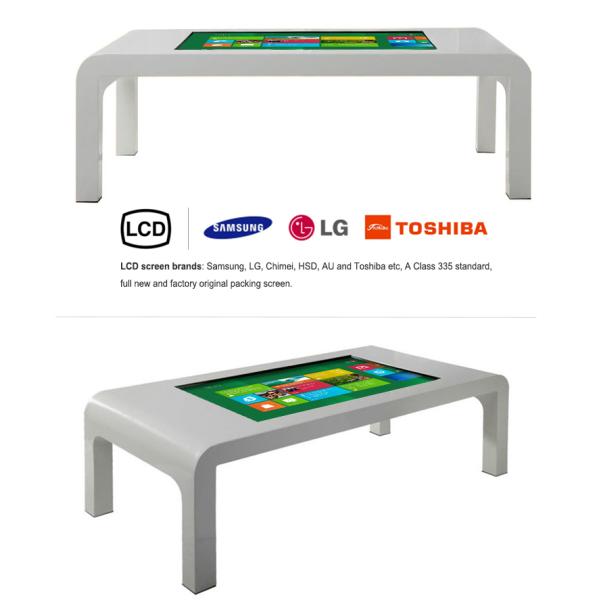 43 Inch Floor Stand Infrared Multi Touch10 Points Interactive Coffee Table