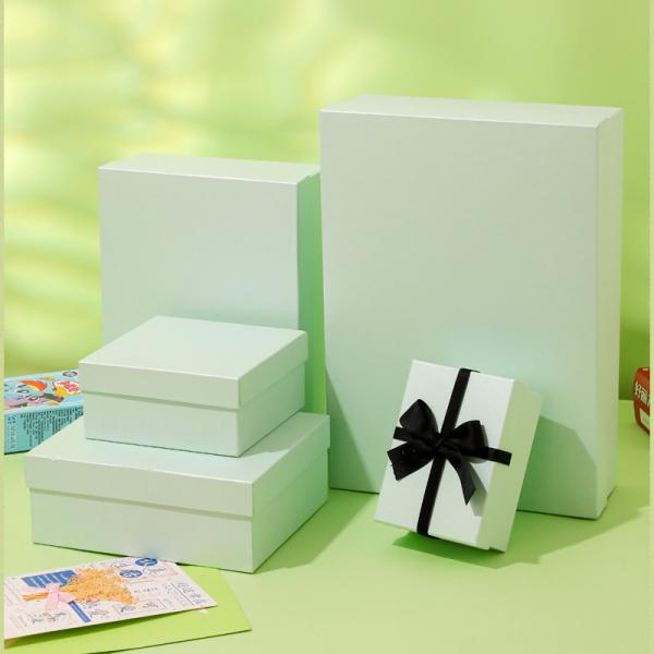 Bowknot Lid Gift Box Earring Jewelry Gift Box Custom Packaging Gift Box