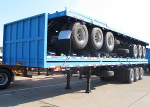 Quality CIMC 40 ft flatbed trailer for container transporting high bed trailer 20 ft hi trailers for sale for sale