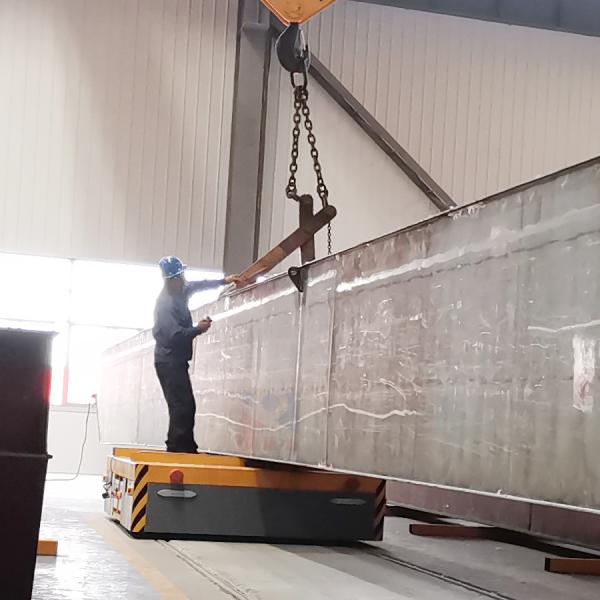20 Tons Concrete Mould Rail Transfer Trolley Using In Painting Workshop ISO9001