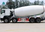 Durable SINOTRUK HOWO EURO 2 371HP Concrete Mixer Truck 8X4 10CBM 12CBM 12