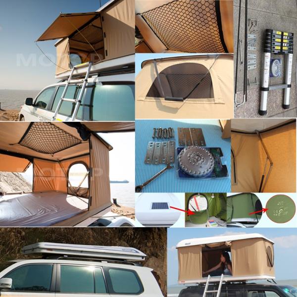 single layer fiberglass Hard Shell Roof Top Tent