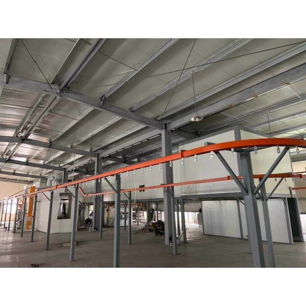 Motor Overhead Conveyor Line Tech Coating Solutions Paint Line Conveyor For Medium Weight Products
