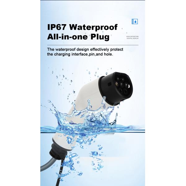 Portable Evse Charging Adapter Wallbox Ev OBC Charger With CEE 4pin