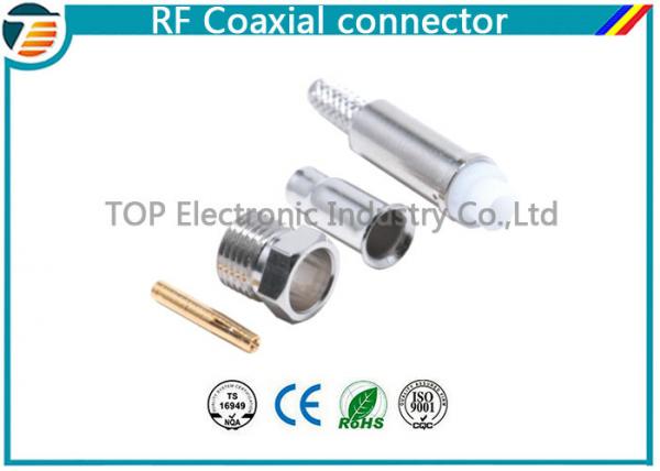 Buy Silver FME Jack Female Crimp Connector Free Hanging For RG174 Cable at wholesale prices
